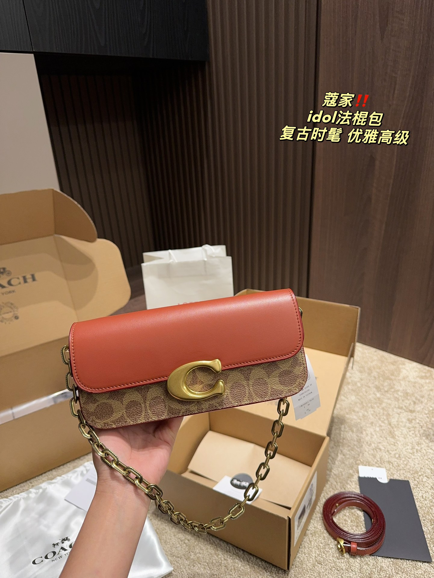 C style idol baguette bag