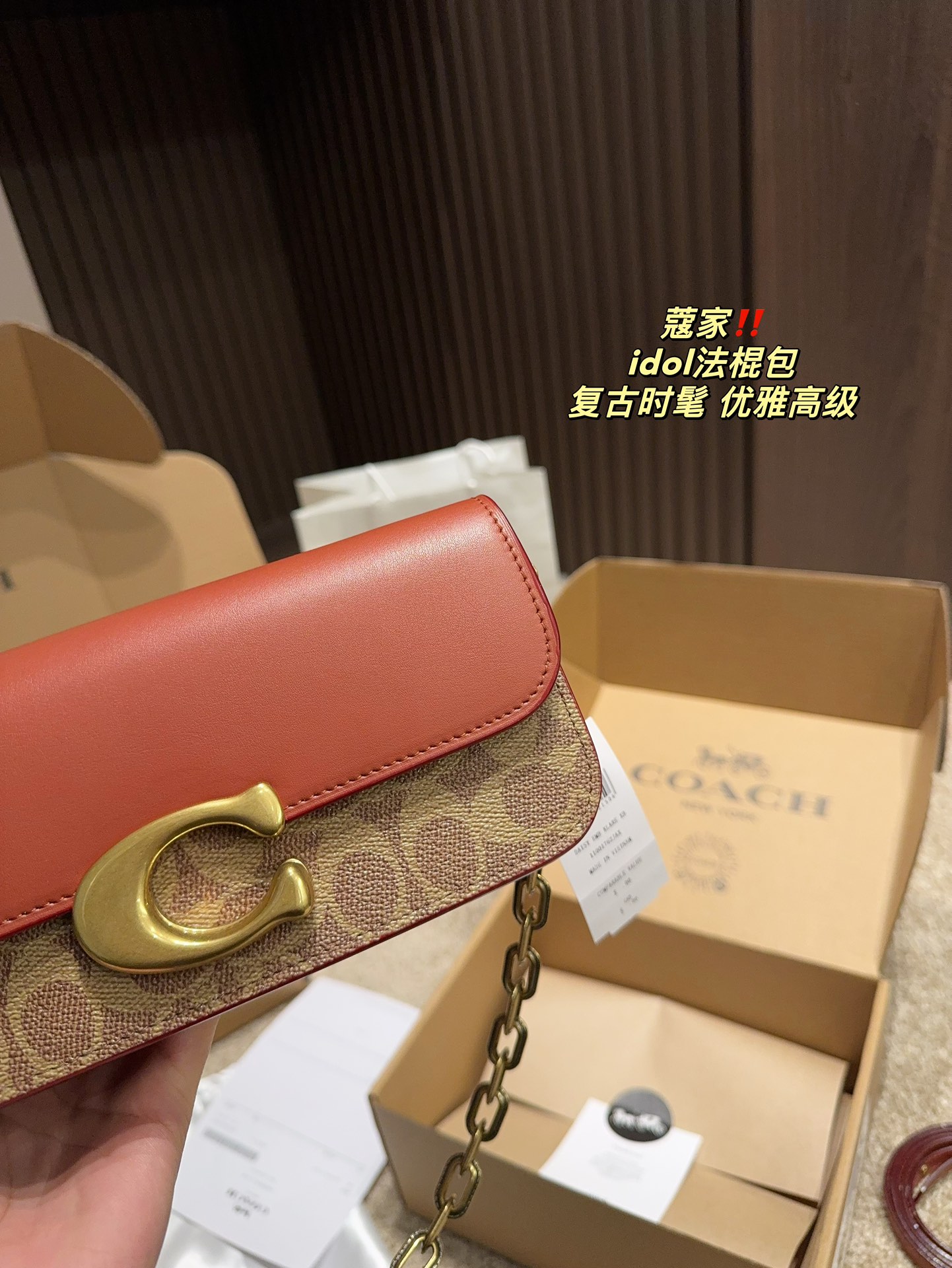 C style idol baguette bag