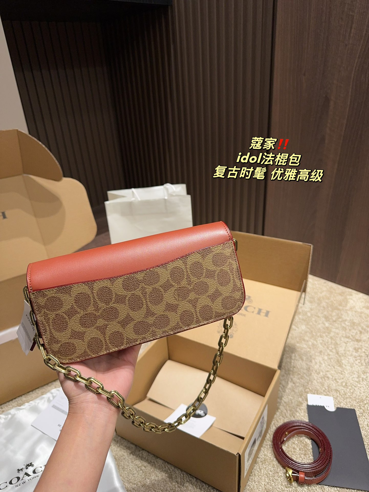 C style idol baguette bag