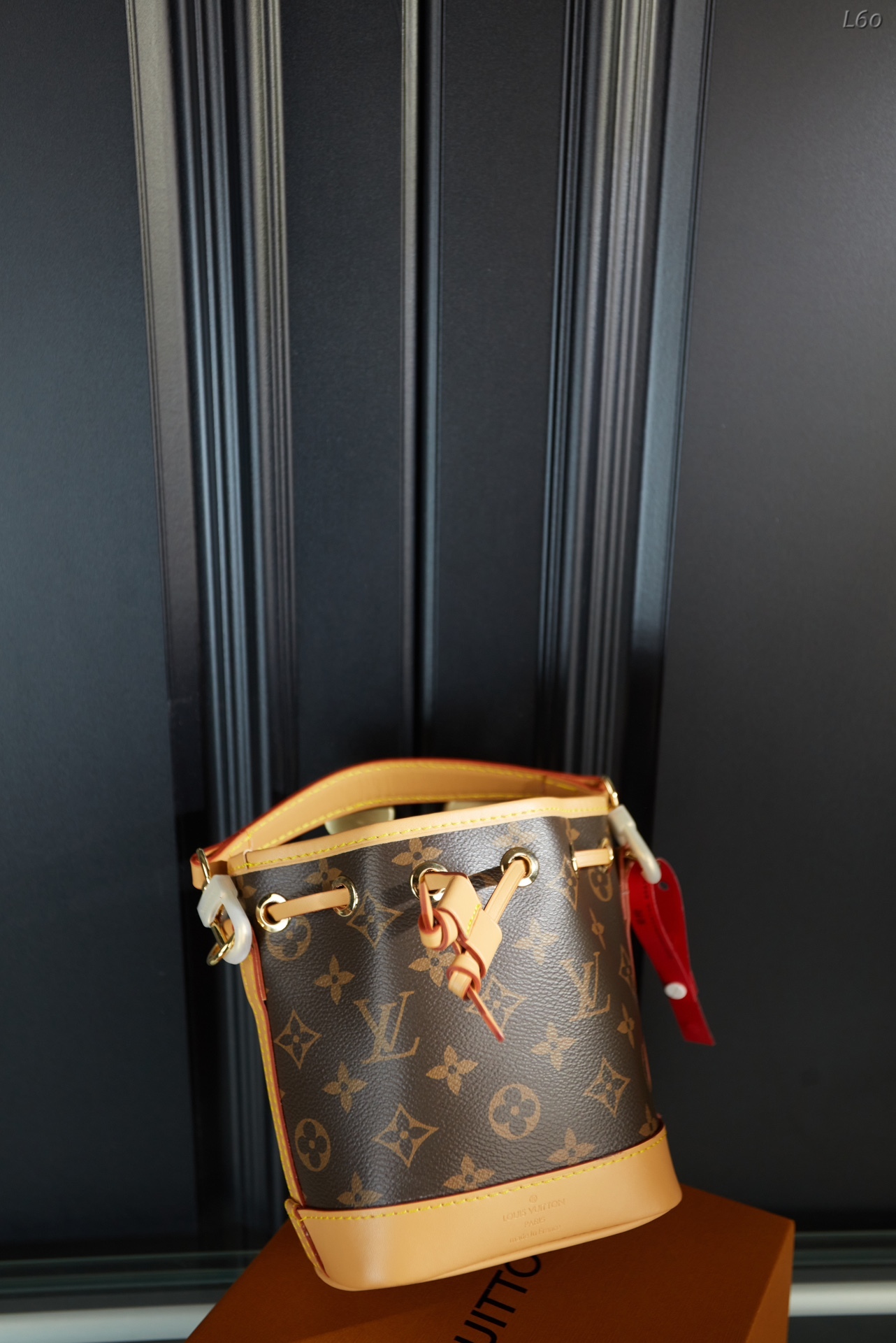 L style nano noe mini bucket bag