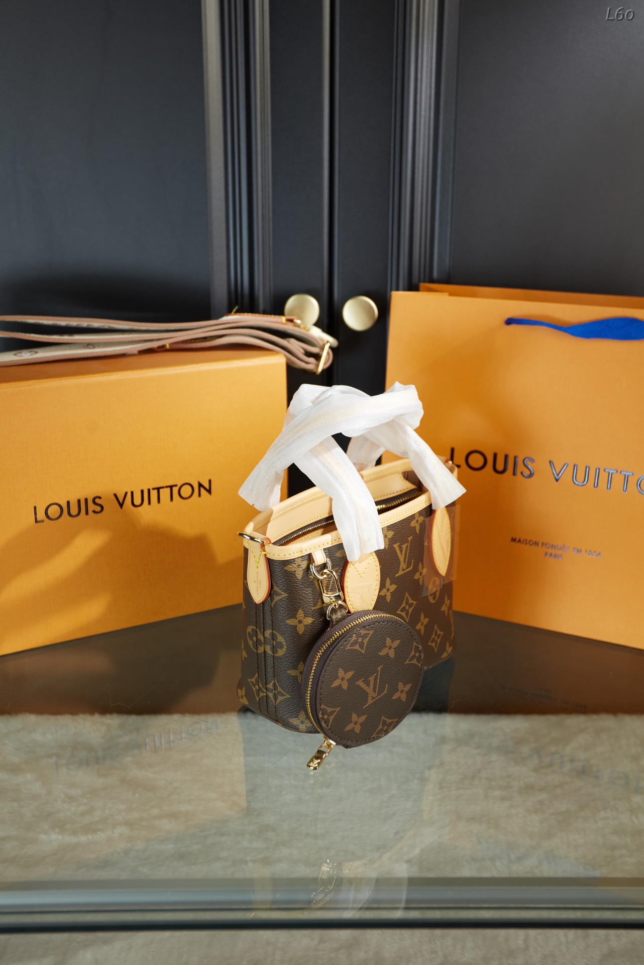 L style Neverfull BB mini shopping bag