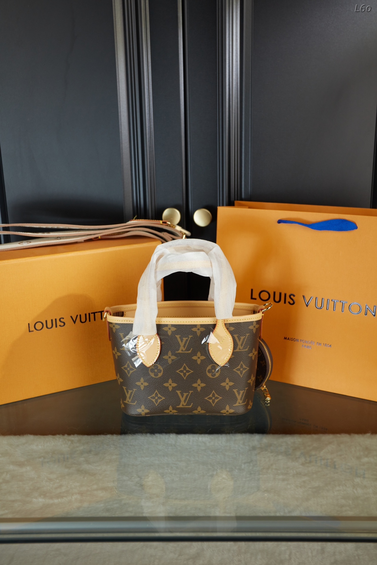 L style Neverfull BB mini shopping bag