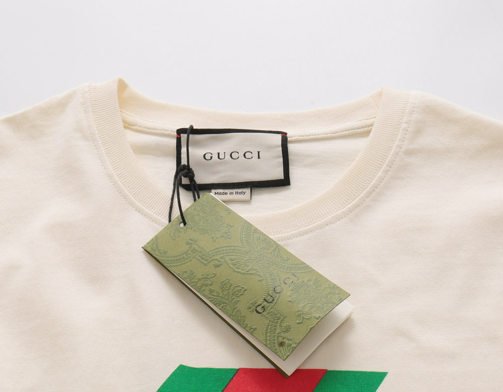 G Style Spring and Summer New Lightning Letter Logo Printed Short Sleeve