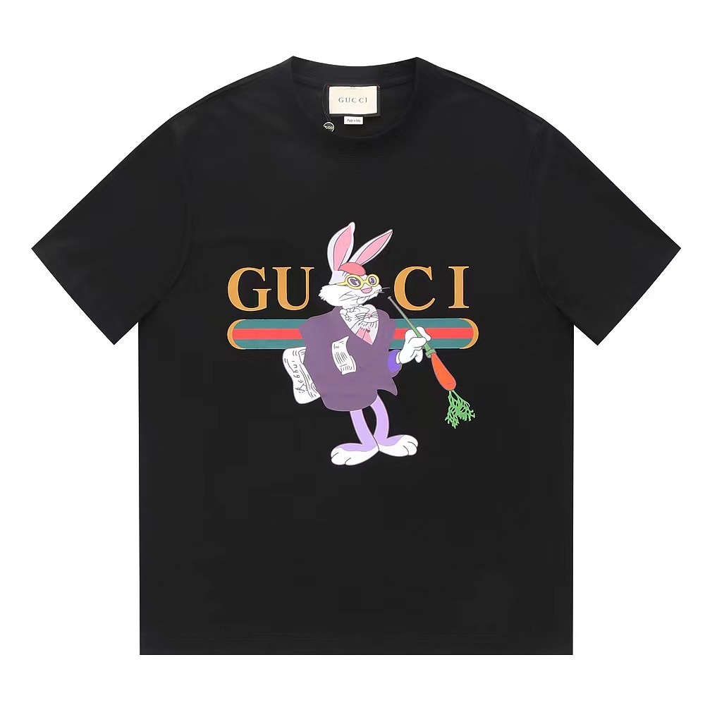 G Style Spring/Summer Letter Logo Short Sleeve T-Shirt