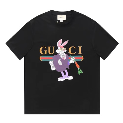 G Style Spring/Summer Letter Logo Short Sleeve T-Shirt