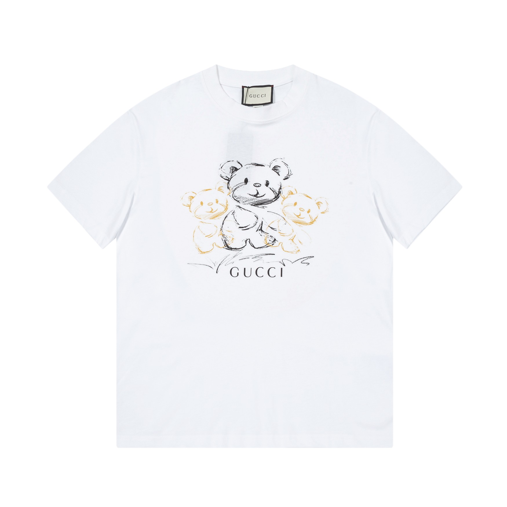 G Style Bear Print Short Sleeves