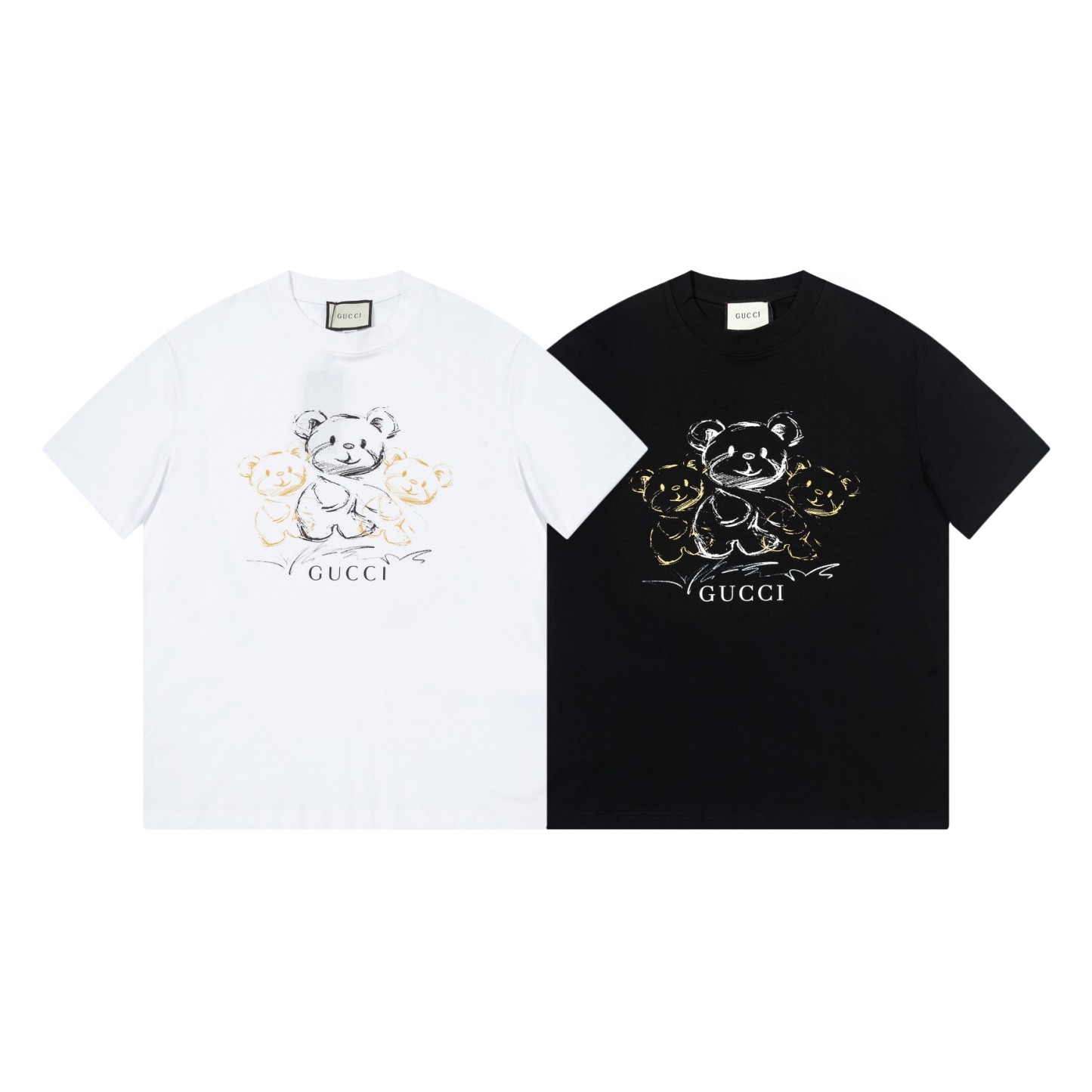 G Style Bear Print Short Sleeves