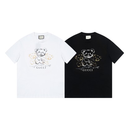 G Style Bear Print Short Sleeves