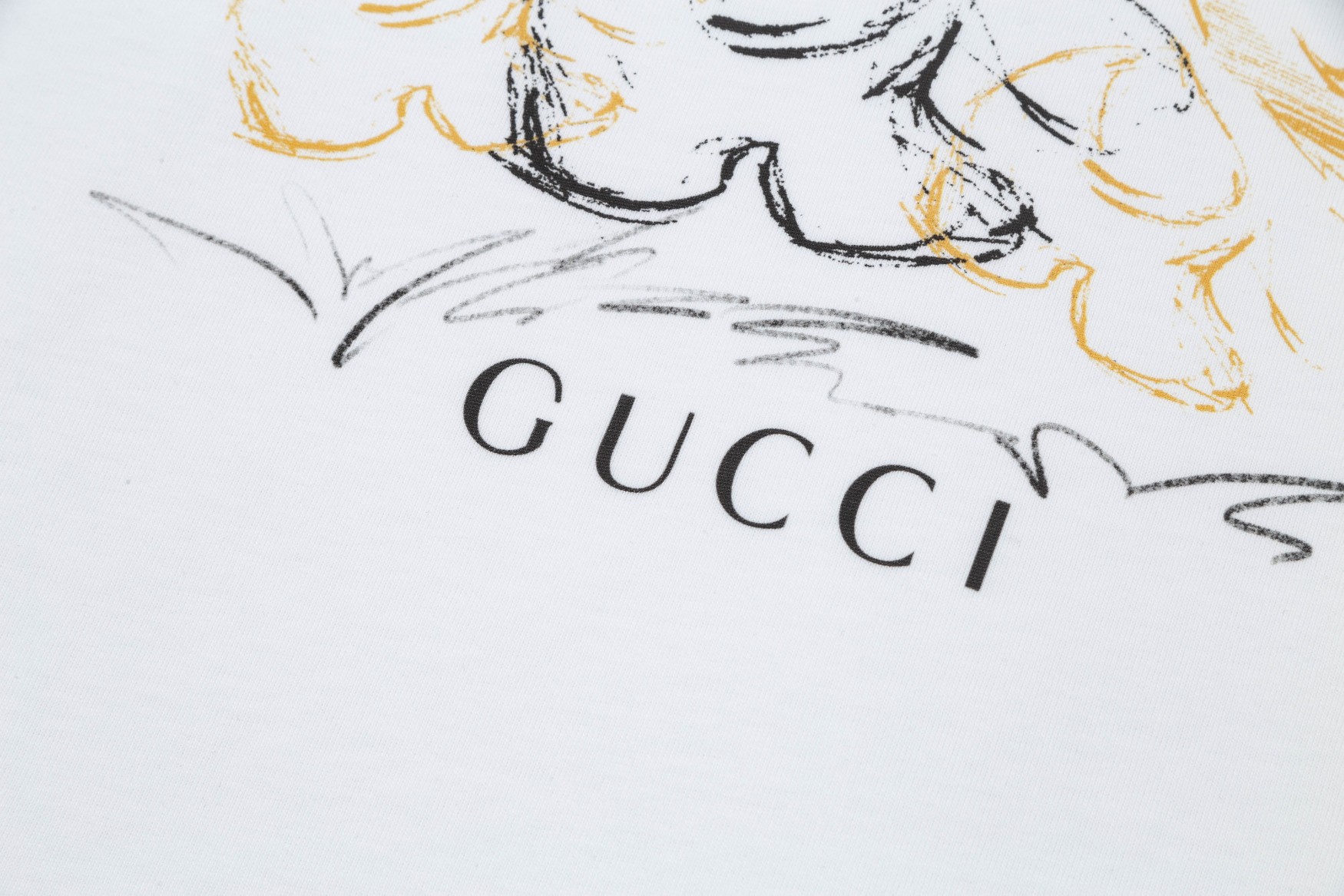 G Style Bear Print Short Sleeves