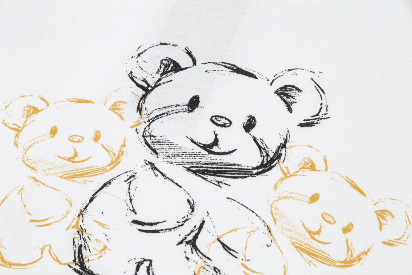 G Style Bear Print Short Sleeves