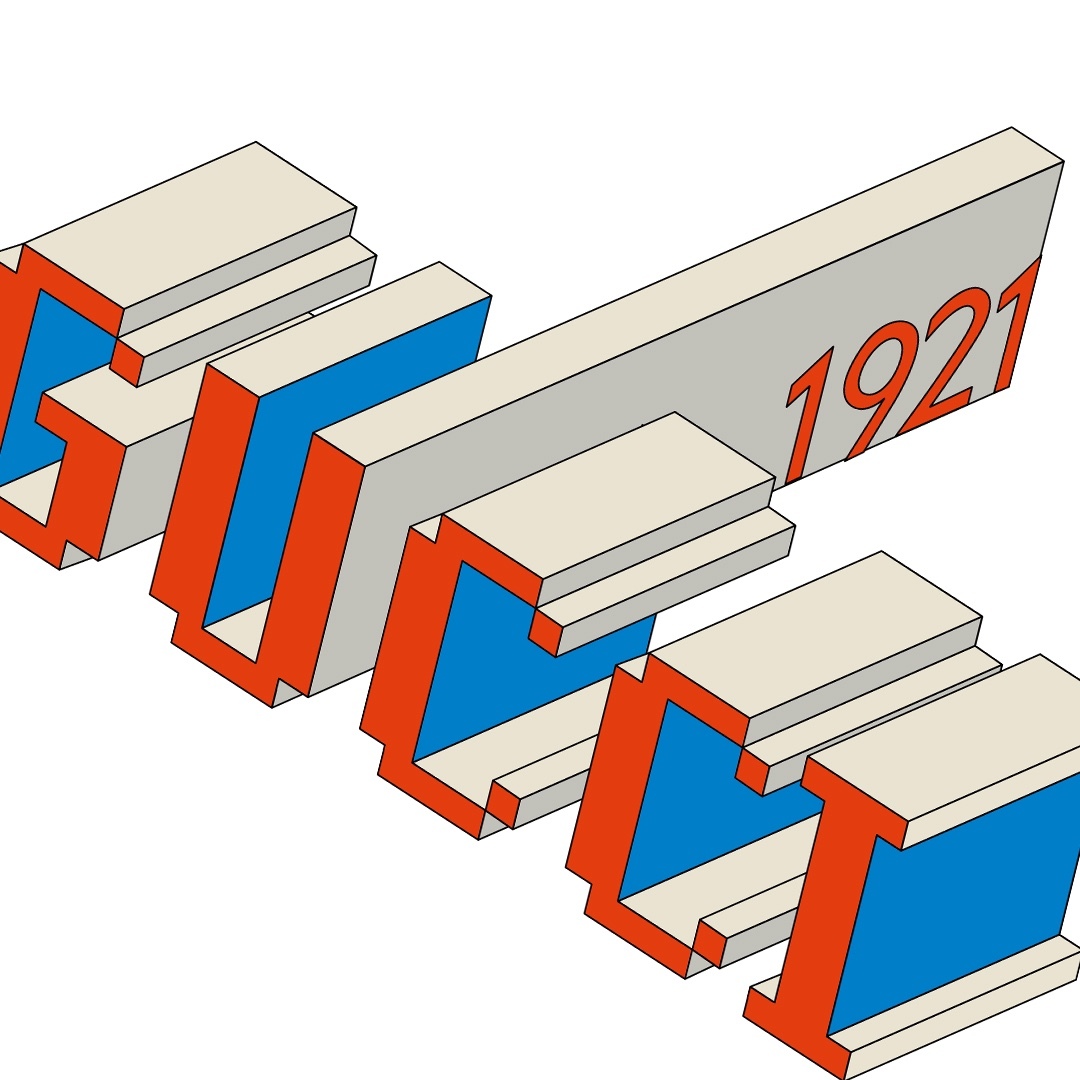 G Style Early Spring Series 3D Stereo Geometric Print Logo