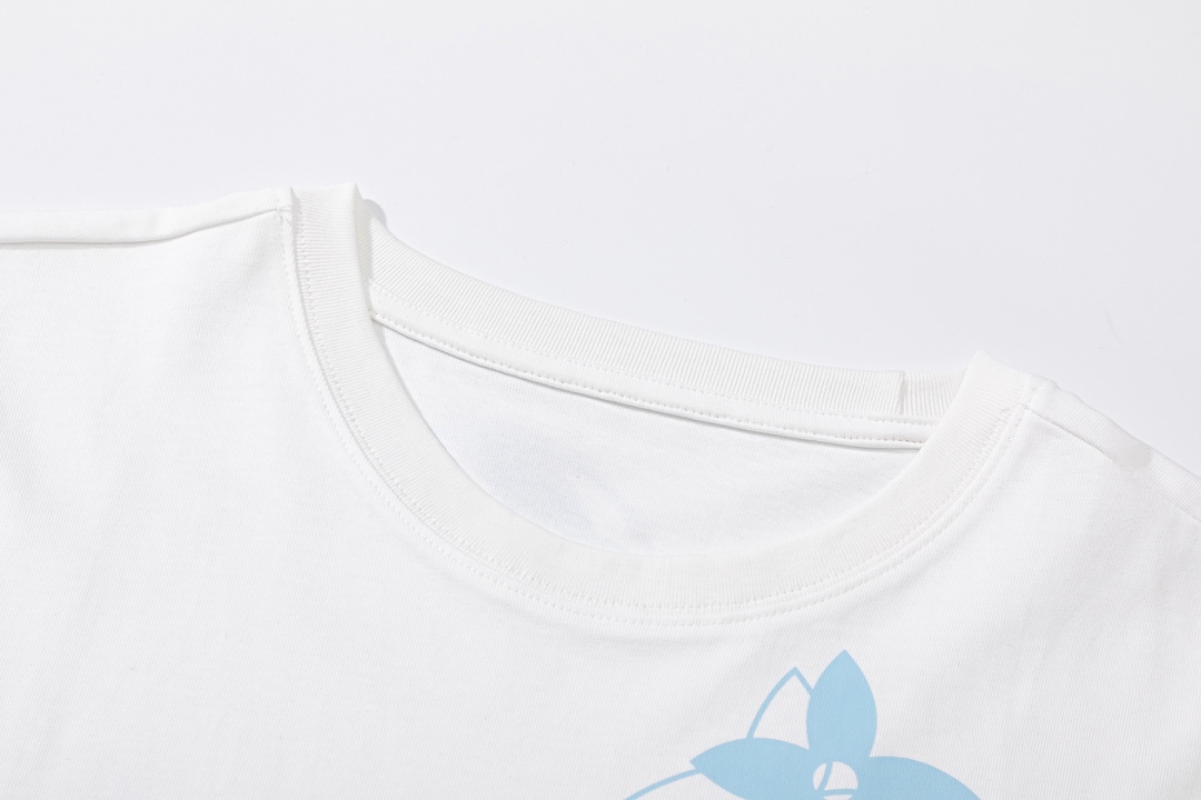 L Style: front and back shoulder monogram printing process