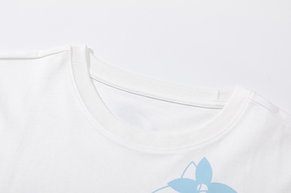 L Style: front and back shoulder monogram printing process