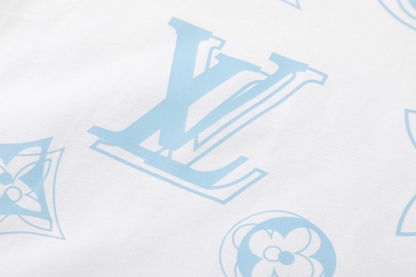 L Style: front and back shoulder monogram printing process