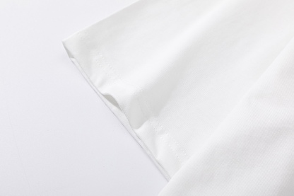 L Style: front and back shoulder monogram printing process