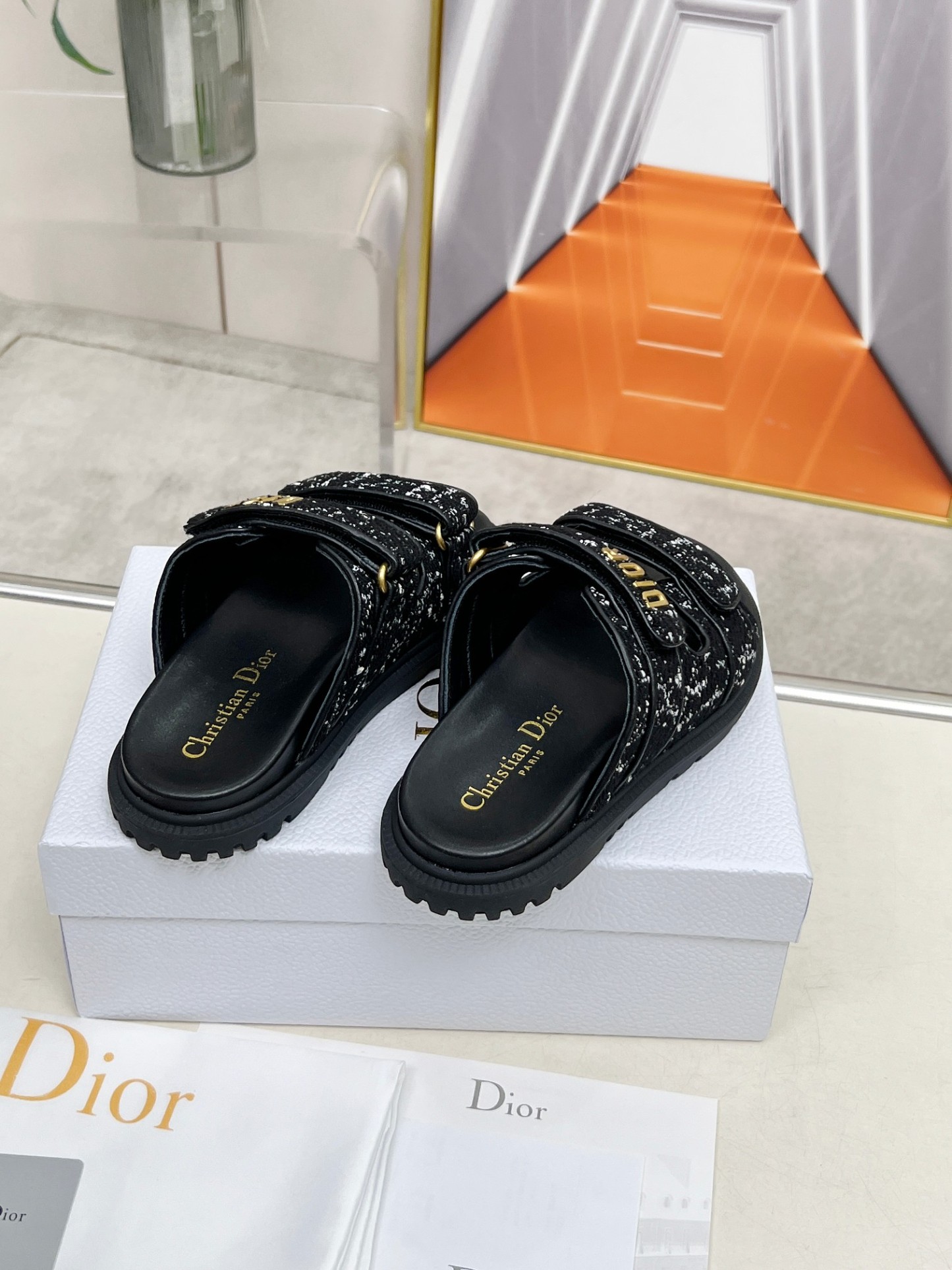 D Style thick-soled women's slippers