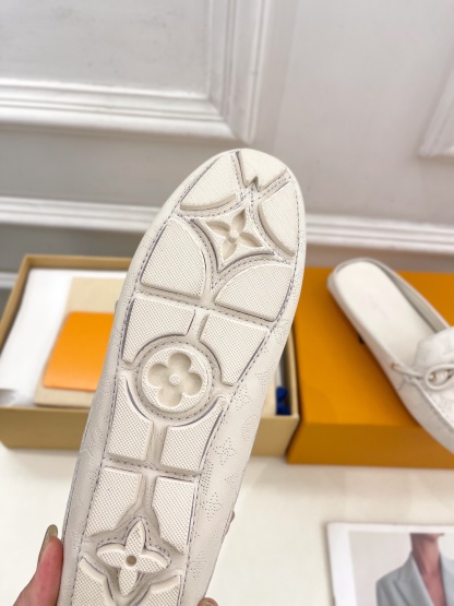 L Style Classic versatile bowknot loafers, half slippers