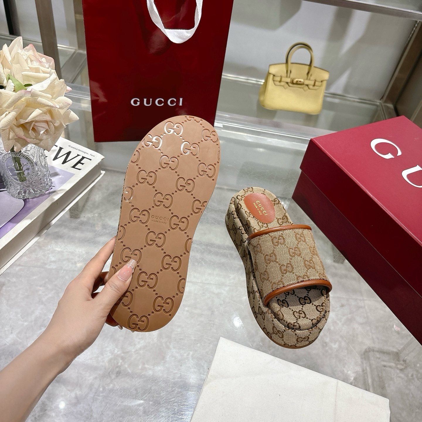 G Style thick-soled ladies slippers