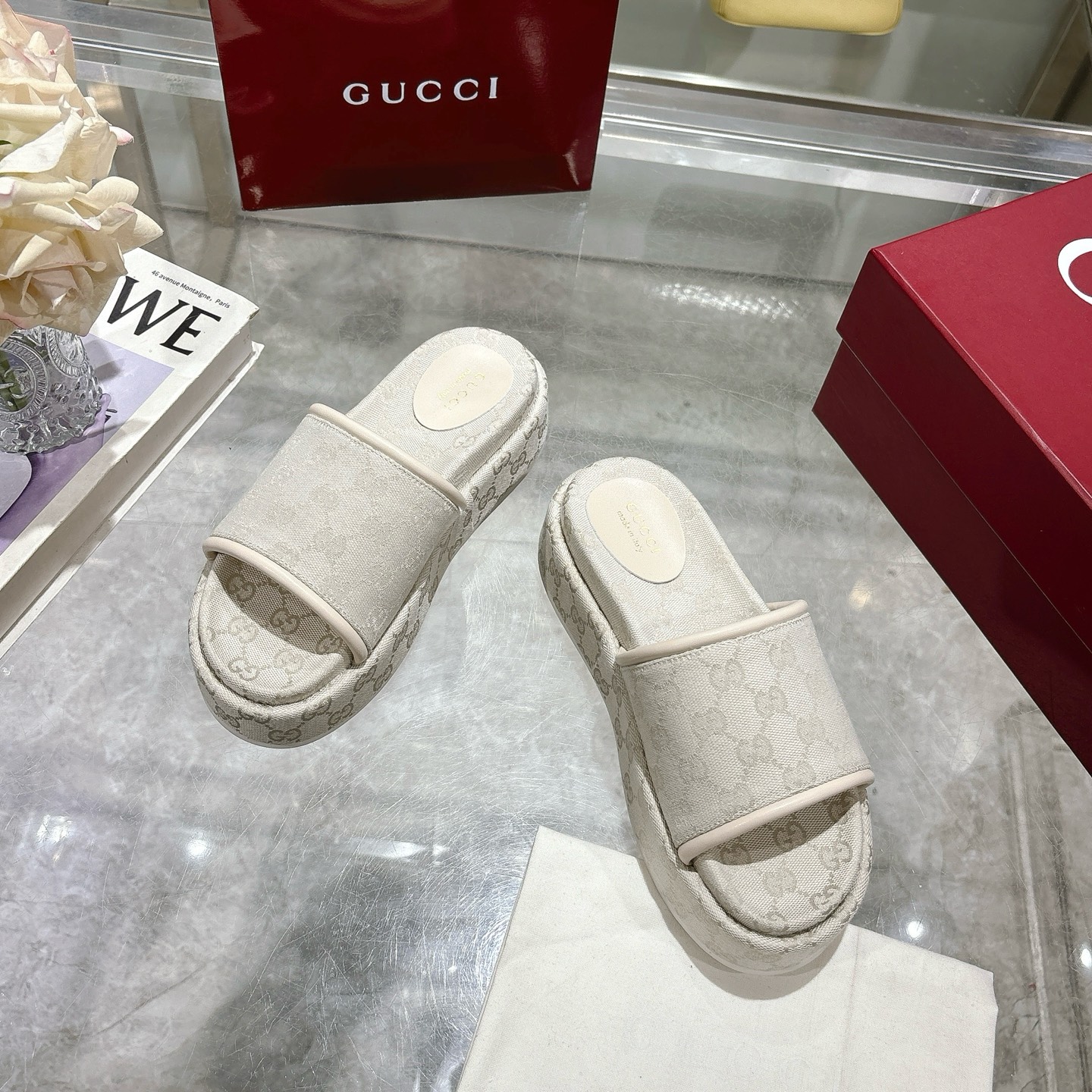 G Style thick-soled ladies slippers