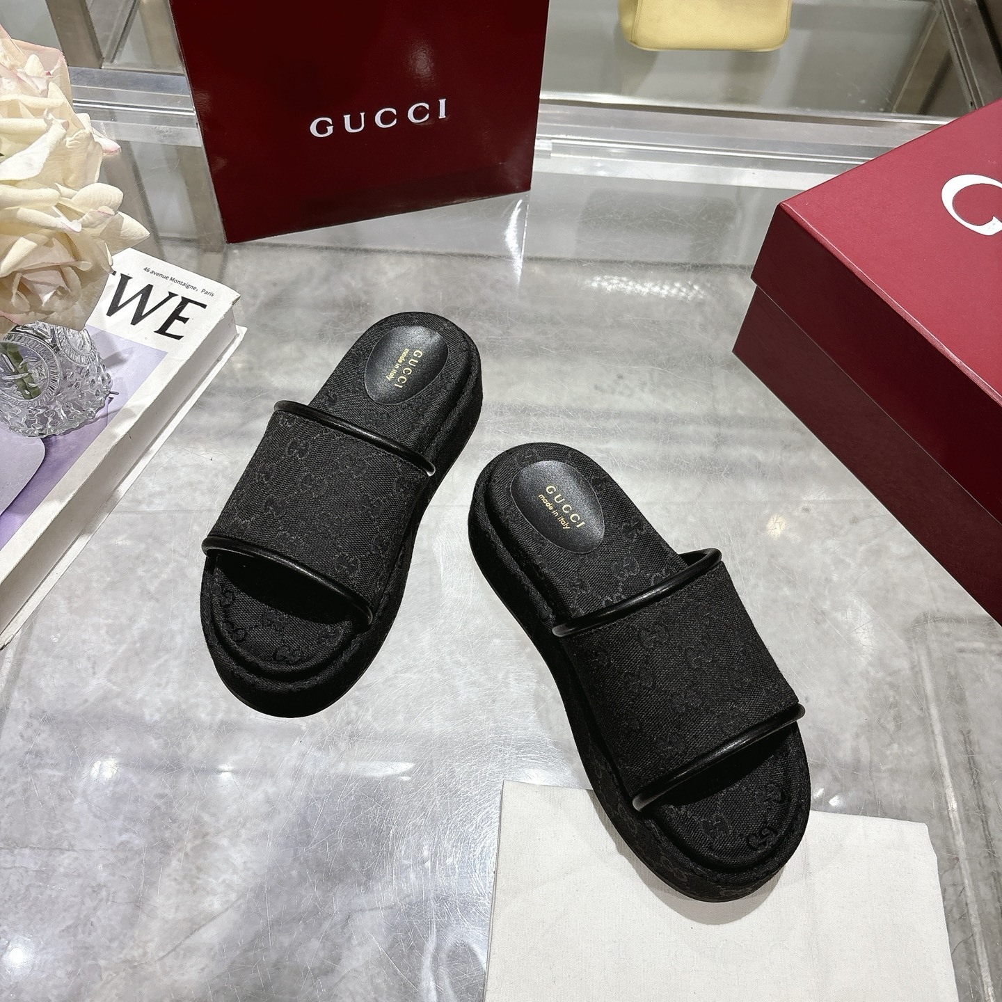 G Style thick-soled ladies slippers