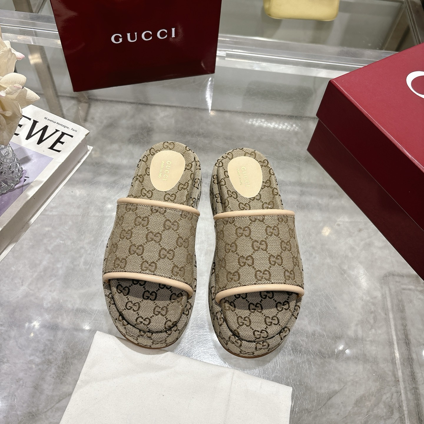 G Style thick-soled ladies slippers