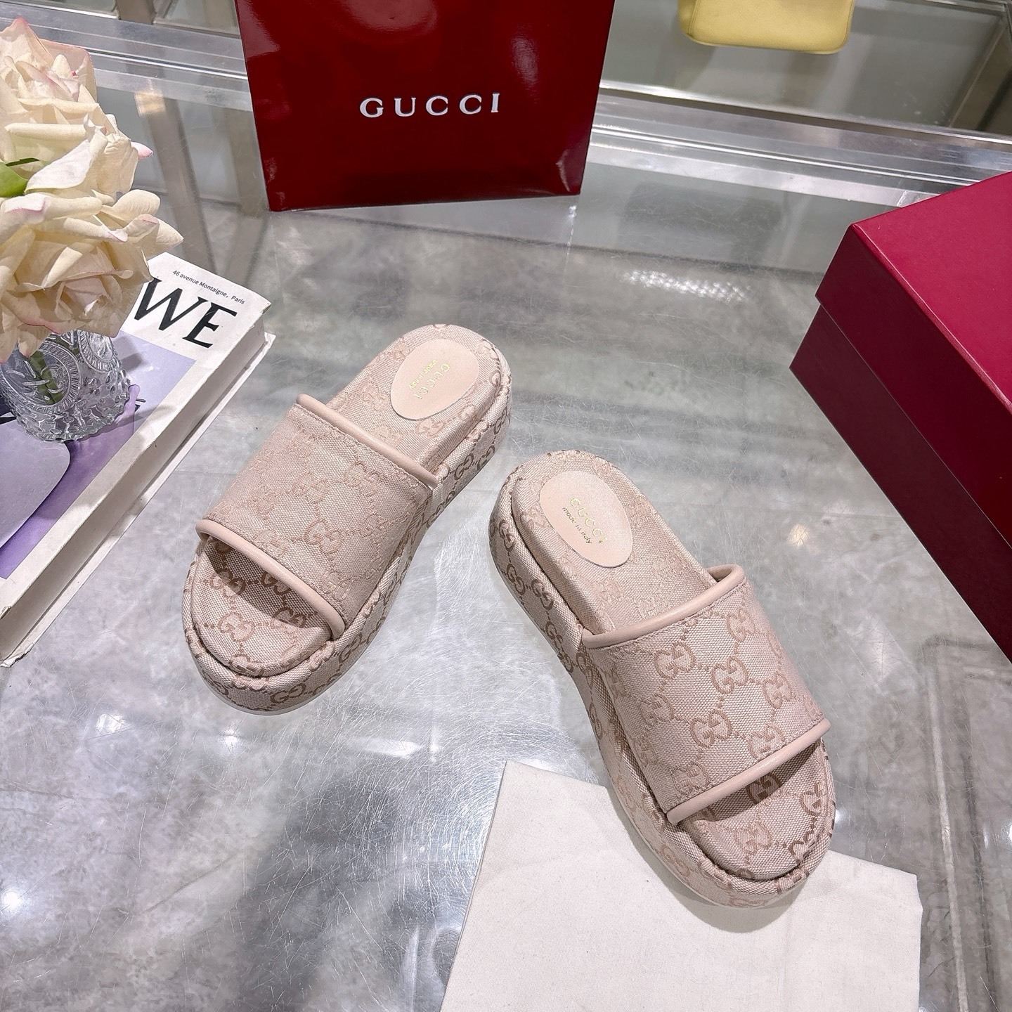 G Style thick-soled ladies slippers