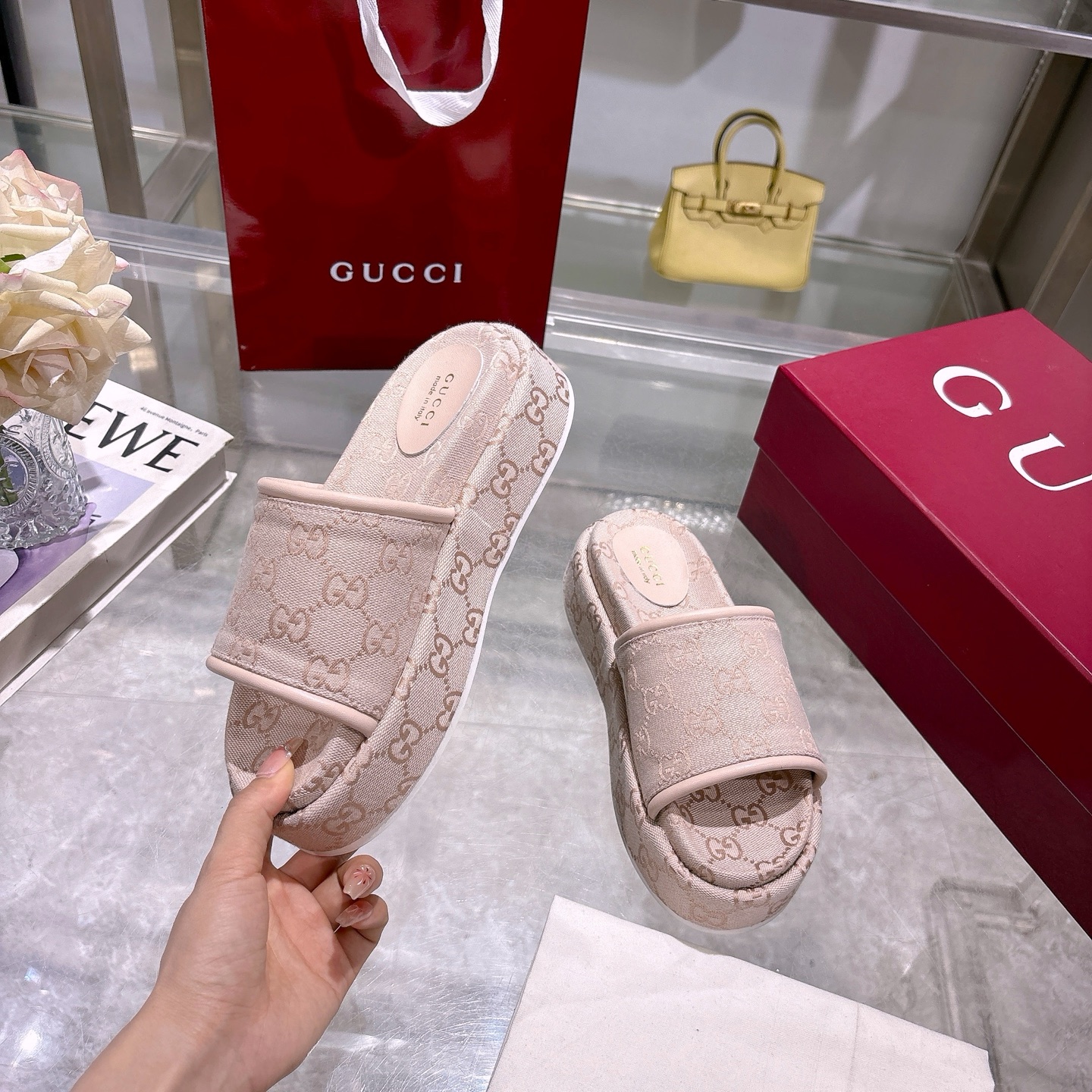 G Style thick-soled ladies slippers