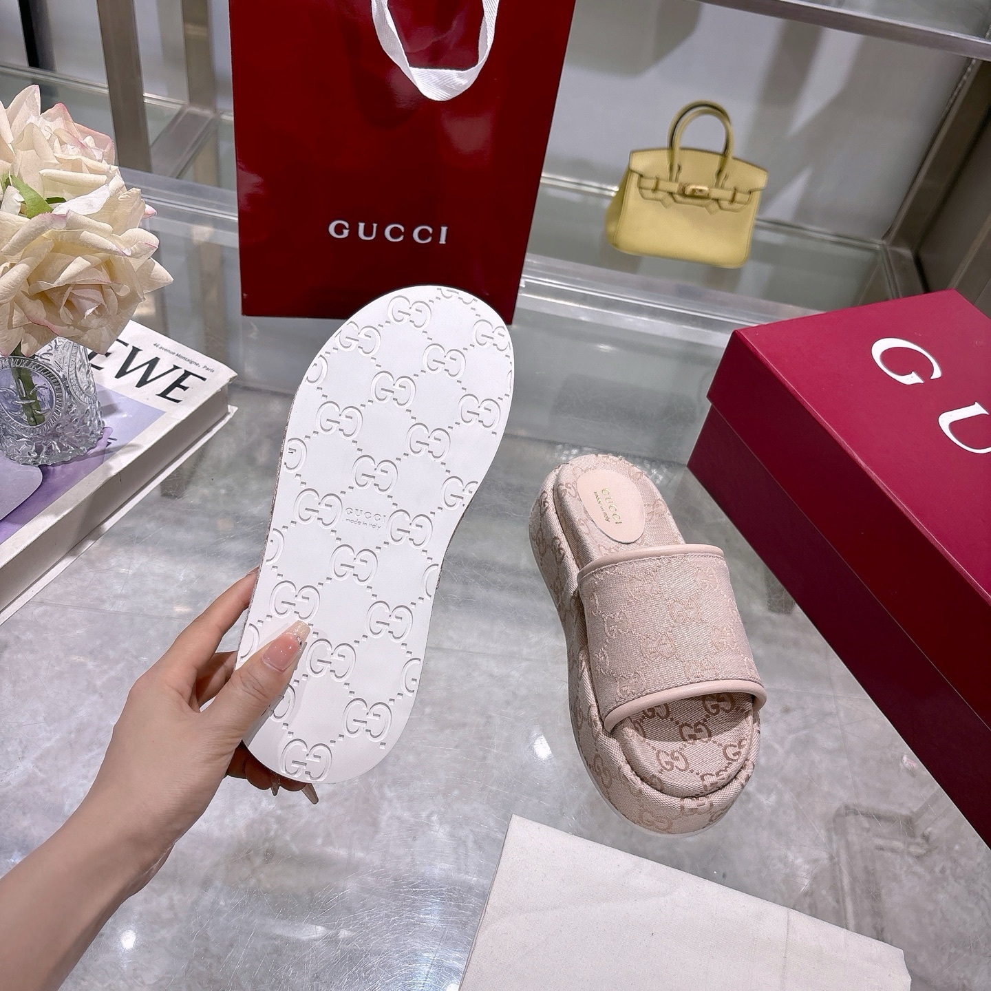 G Style thick-soled ladies slippers