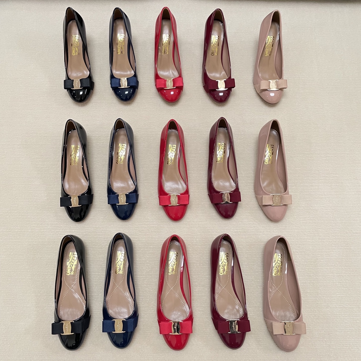 F Style Classic Bow Round Toe Mary Janes 1cm/4cm/7cm