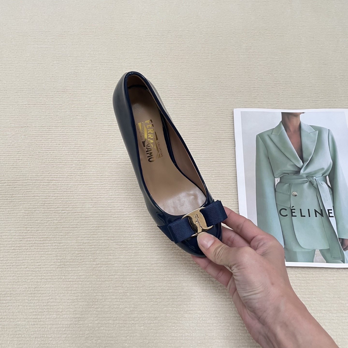 F Style Classic Bow Round Toe Mary Janes 1cm/4cm/7cm