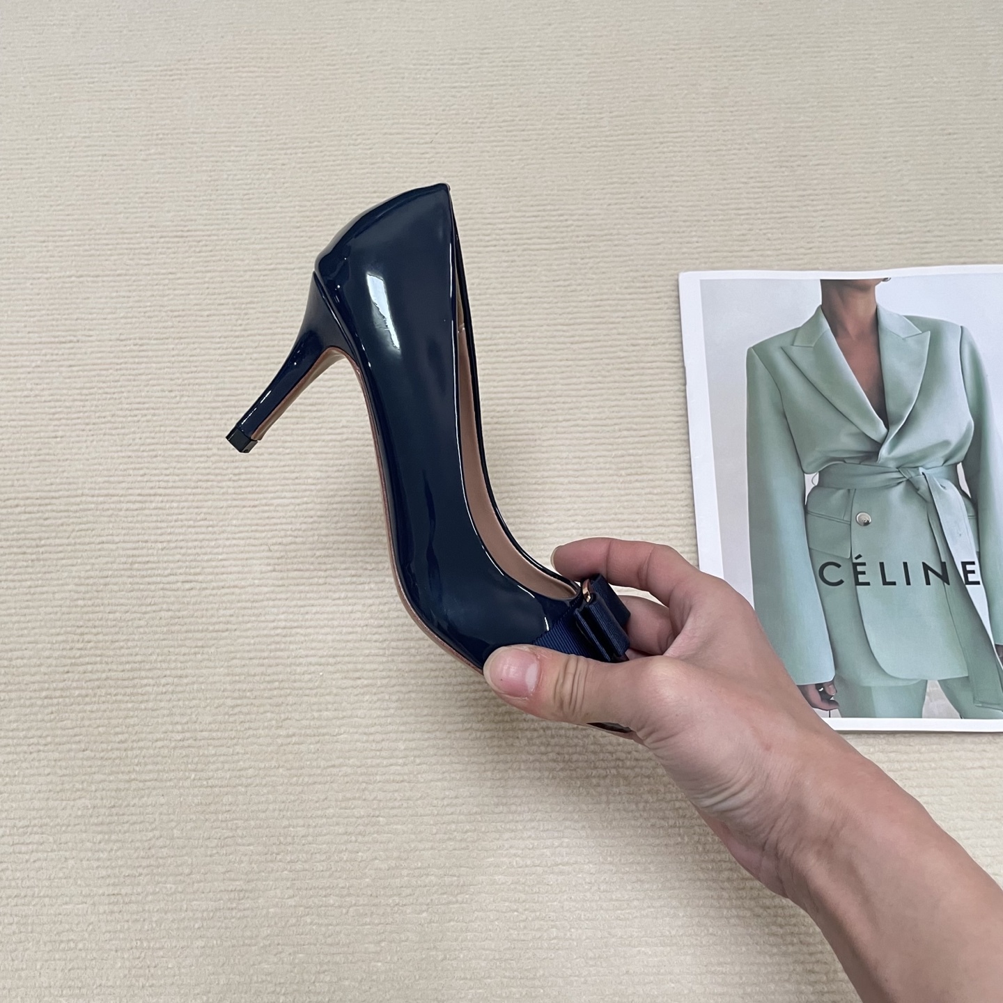 F Style Classic Bow Round Toe Mary Janes 1cm/4cm/7cm