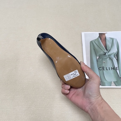 F Style Classic Bow Round Toe Mary Janes 1cm/4cm/7cm