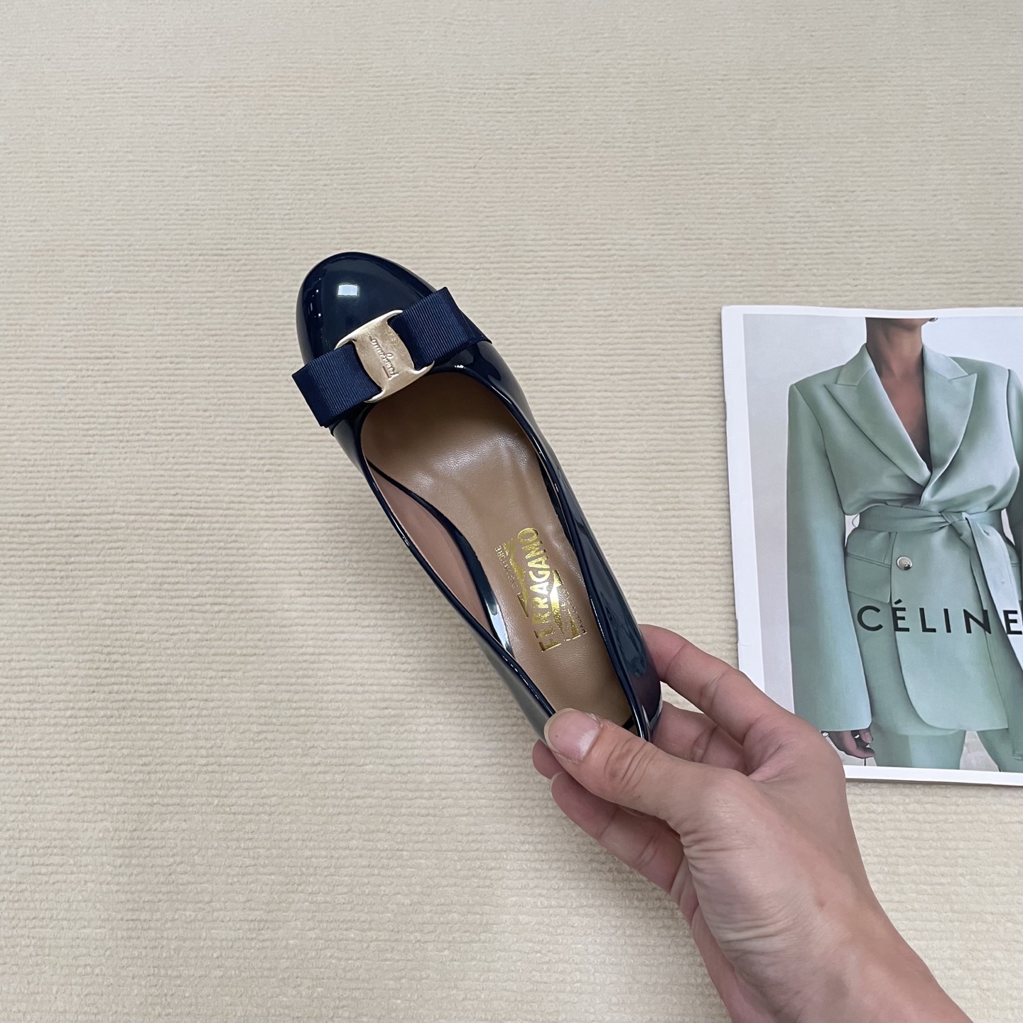 F Style Classic Bow Round Toe Mary Janes 1cm/4cm/7cm