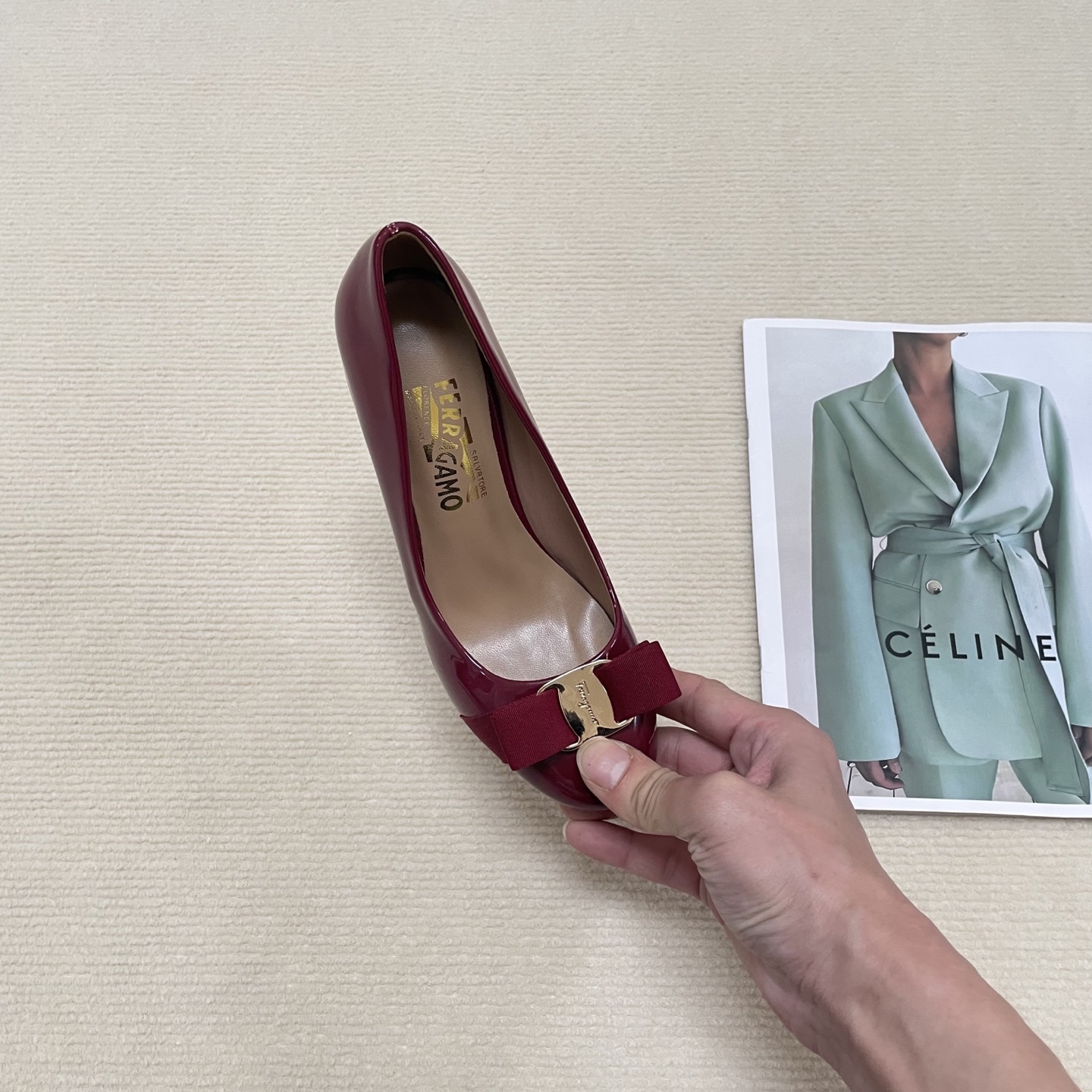 F Style Classic Bow Round Toe Mary Janes 1cm/4cm/7cm