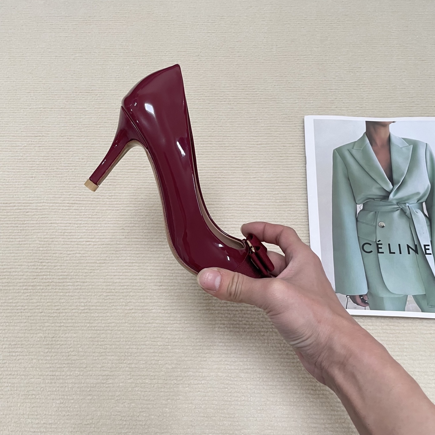 F Style Classic Bow Round Toe Mary Janes 1cm/4cm/7cm