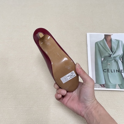 F Style Classic Bow Round Toe Mary Janes 1cm/4cm/7cm