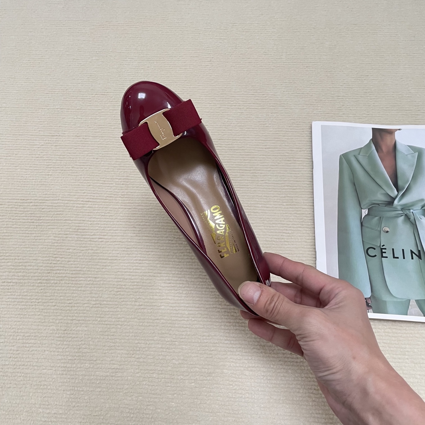 F Style Classic Bow Round Toe Mary Janes 1cm/4cm/7cm