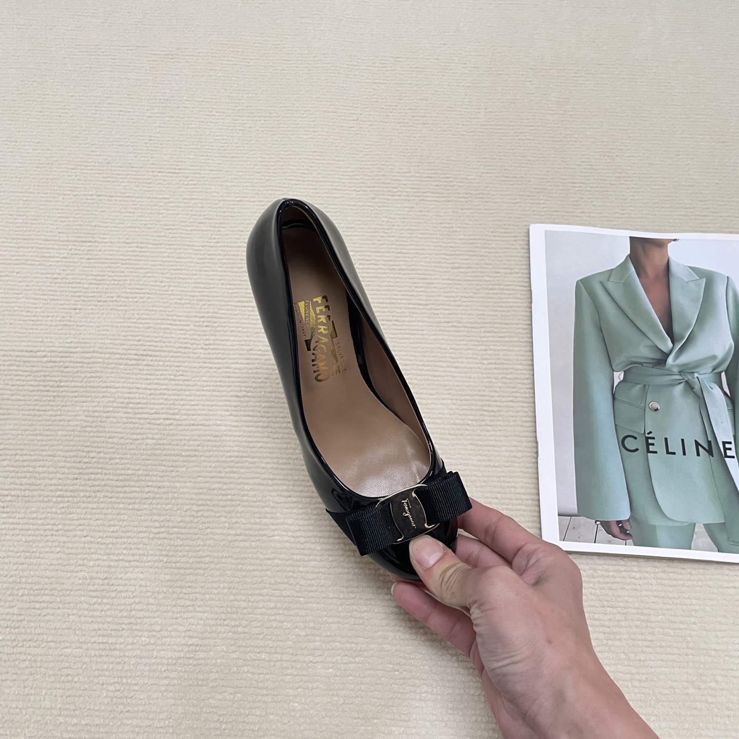 F Style Classic Bow Round Toe Mary Janes 1cm/4cm/7cm