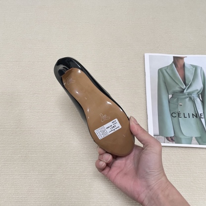 F Style Classic Bow Round Toe Mary Janes 1cm/4cm/7cm