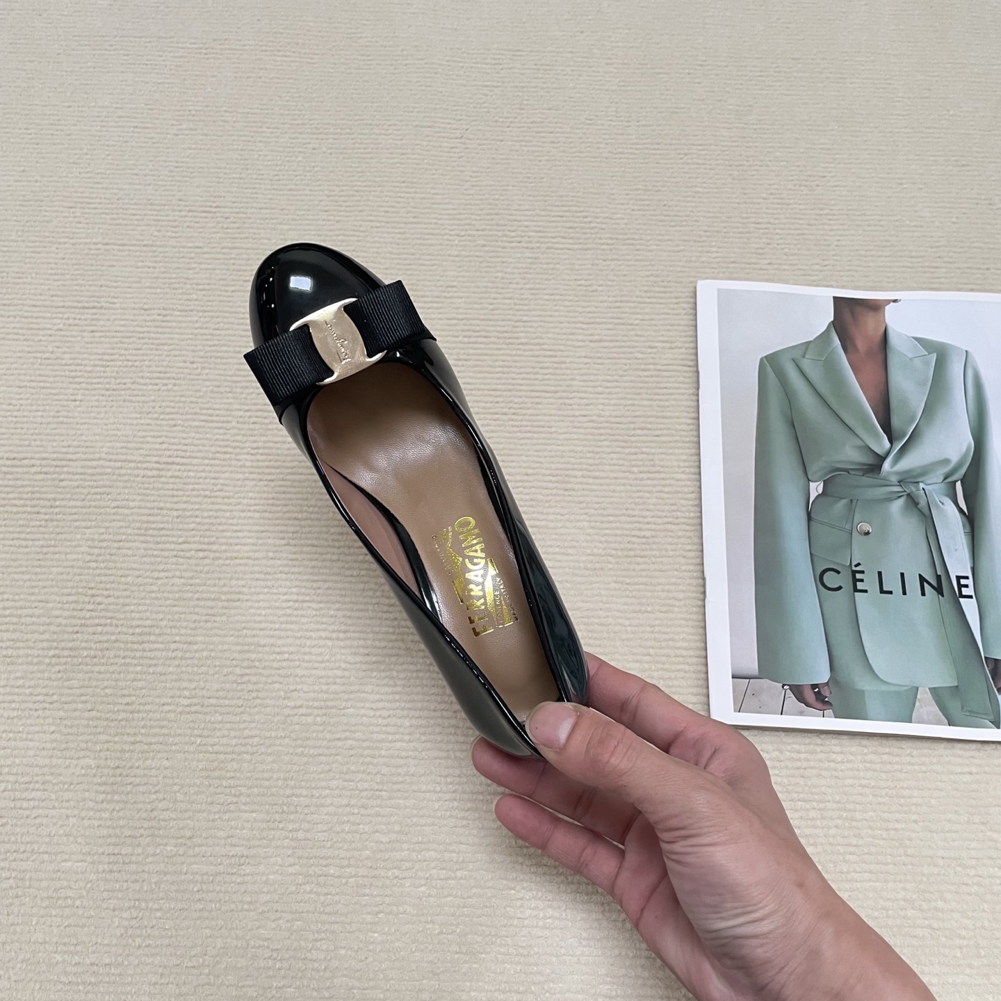 F Style Classic Bow Round Toe Mary Janes 1cm/4cm/7cm