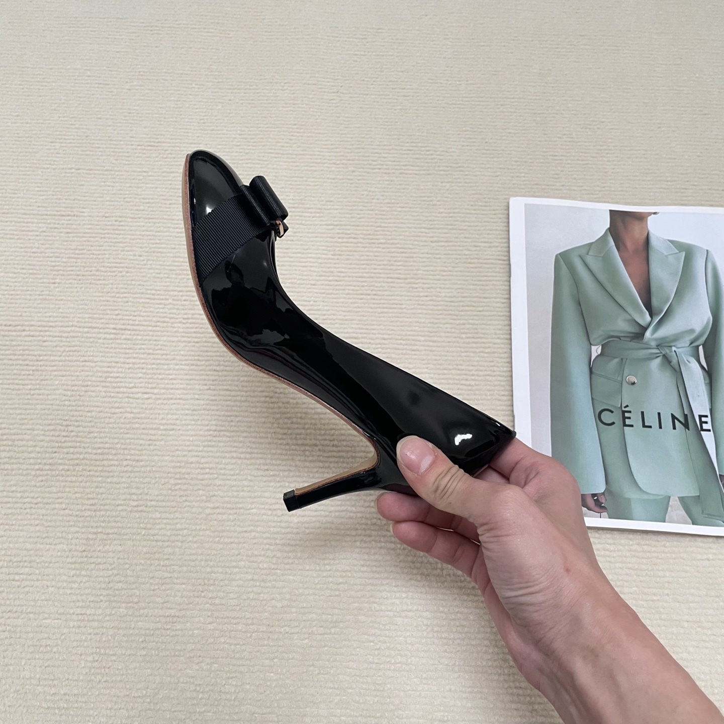 F Style Classic Bow Round Toe Mary Janes 1cm/4cm/7cm