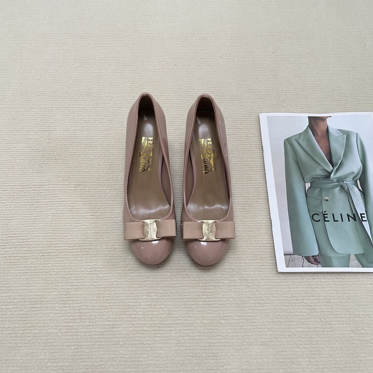 F Style Classic Bow Round Toe Mary Janes 1cm/4cm/7cm