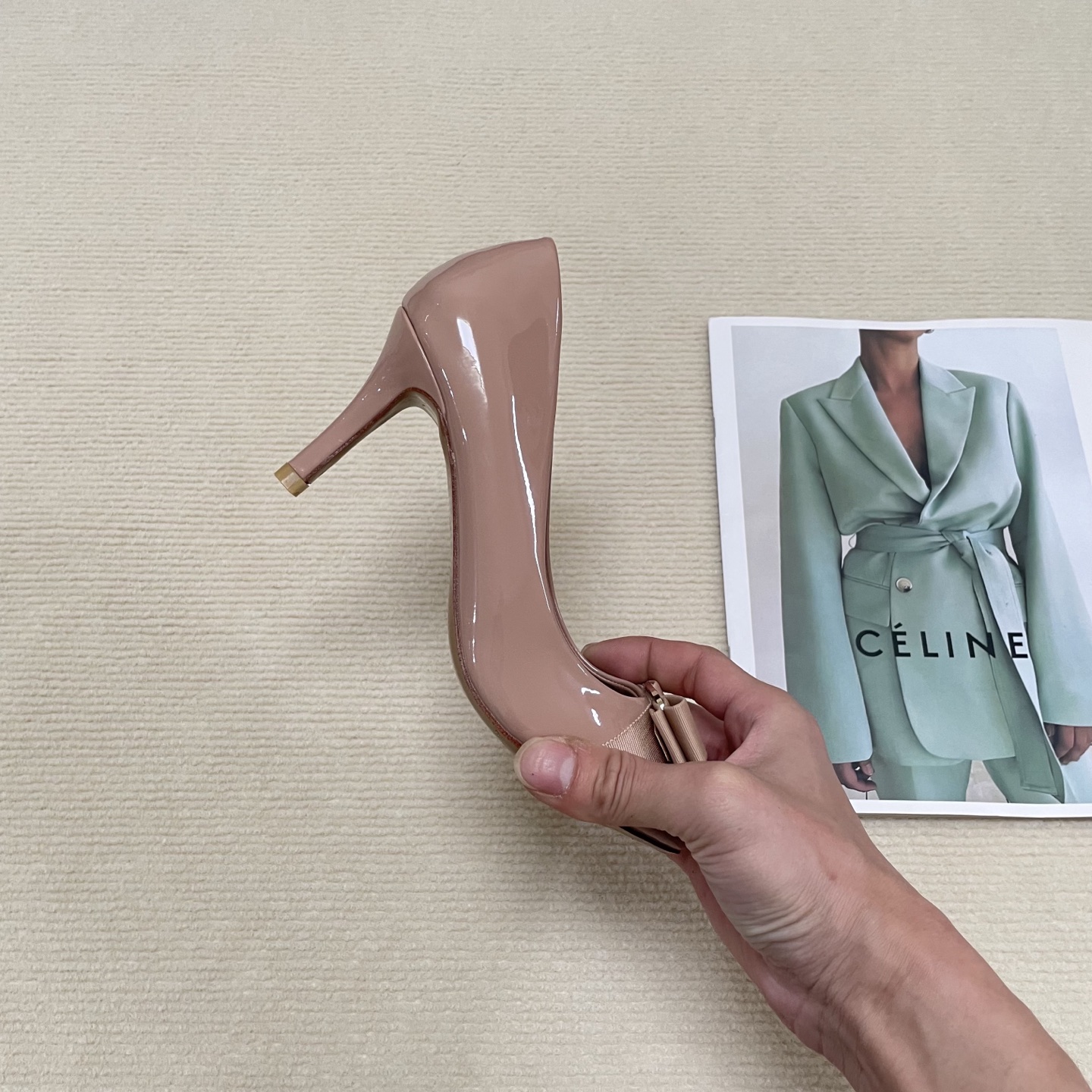 F Style Classic Bow Round Toe Mary Janes 1cm/4cm/7cm