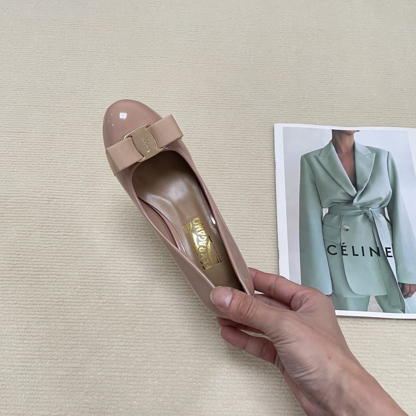 F Style Classic Bow Round Toe Mary Janes 1cm/4cm/7cm