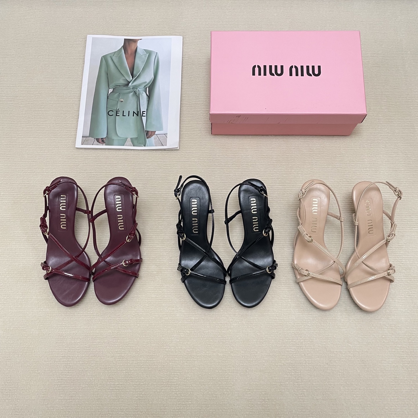 M Style strappy high heel sandals 6CM