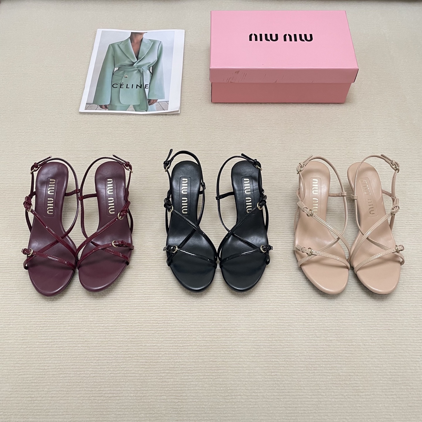 M Style strappy high heel sandals 6CM