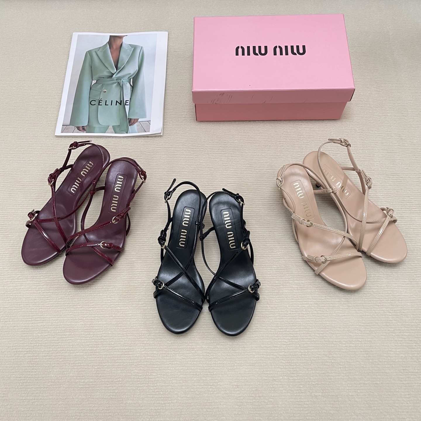 M Style strappy high heel sandals 6CM