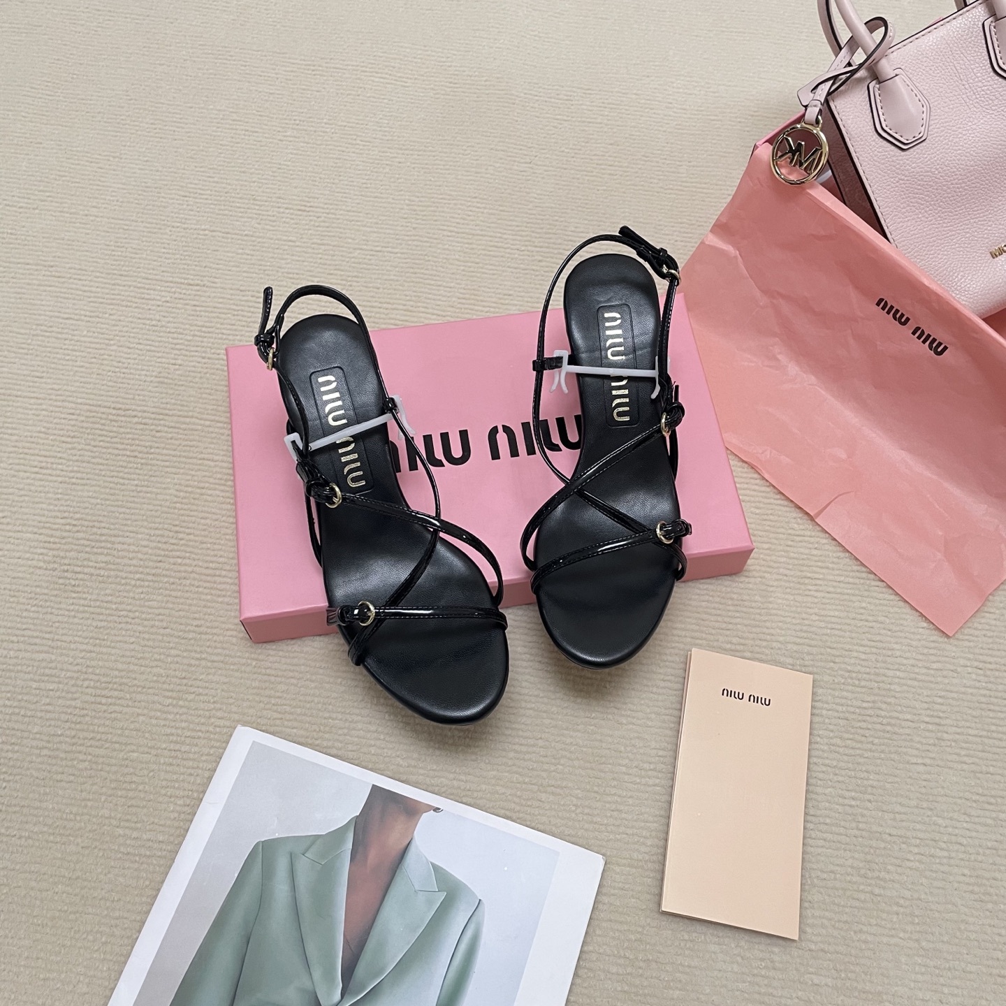 M Style strappy high heel sandals 6CM