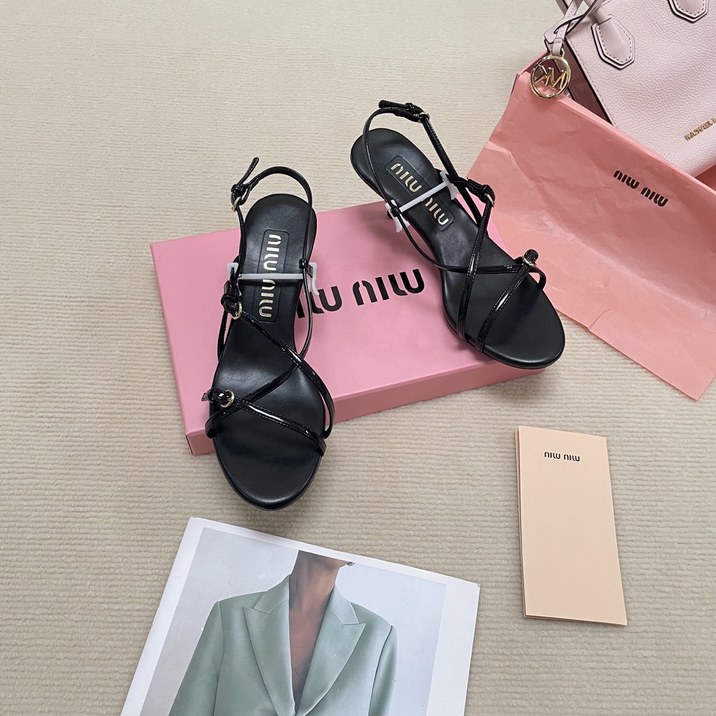 M Style strappy high heel sandals 6CM