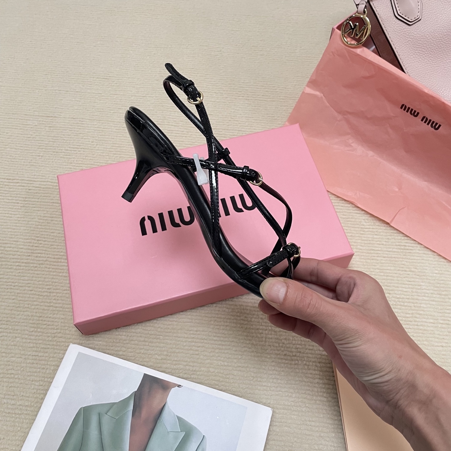 M Style strappy high heel sandals 6CM